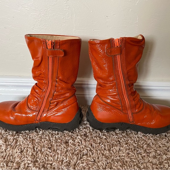 Naturino Kids Orange Zip Up Boots - Picture 7 of 7